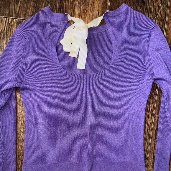 Women's Purple Jumper - Picture 2 of 4